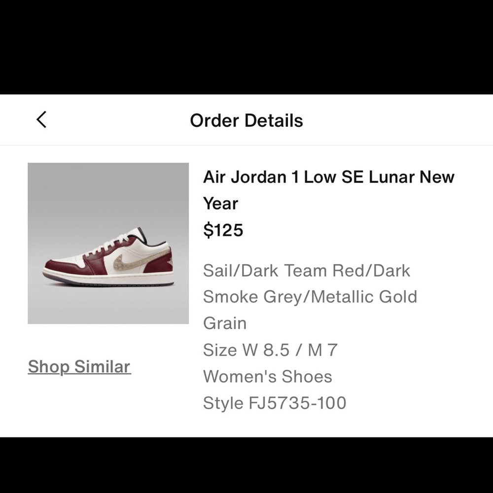 Air Jordan 1 Low SE Red and Gold Sneakers